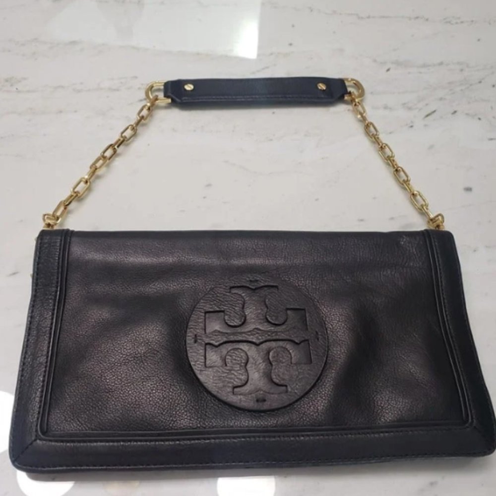 [Tory Burch] Bombe Clutch/Black Bag/Women's Bag/ Women's Bag
